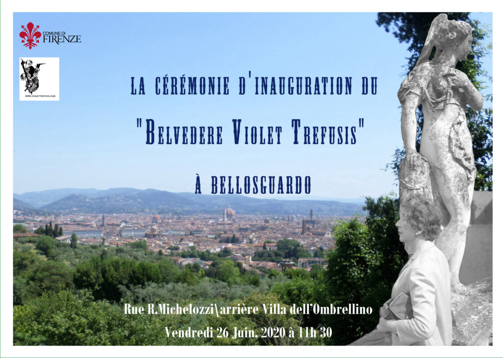 Cérémonie d’inauguration du Belvedere Violet Trefusis