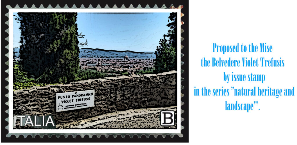 A stamp for the Belvedere Violet Trefusis.